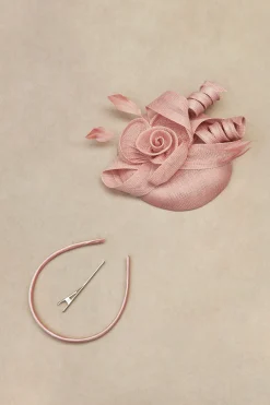 BABEYOND Fascinators<Lofty Pillbox Rose Fascinator