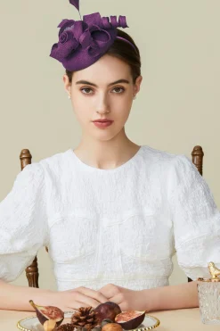 BABEYOND Fascinators<Lofty Pillbox Rose Fascinator