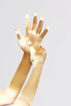BABEYOND Gloves | Flapper<15" Long Satin Stretchy Flapper Gloves