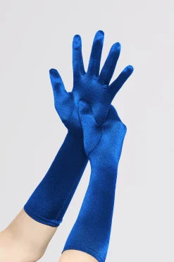 BABEYOND Gloves | Flapper<15" Long Satin Stretchy Flapper Gloves