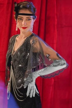 BABEYOND Gloves | Vintage<21.6" Long Satin Stretchy Flapper Gloves