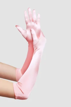 BABEYOND Gloves | Vintage<21.6" Long Satin Stretchy Flapper Gloves