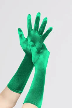 BABEYOND Gloves | Flapper<Long Satin Stretchy Flapper Gloves