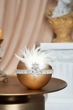 BABEYOND Feather | Feather<Luxurious Beaded Feather Headband