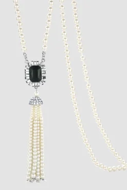 BABEYOND Necklaces | Pearl<Luxurious Gem Pearl Tassel Necklace
