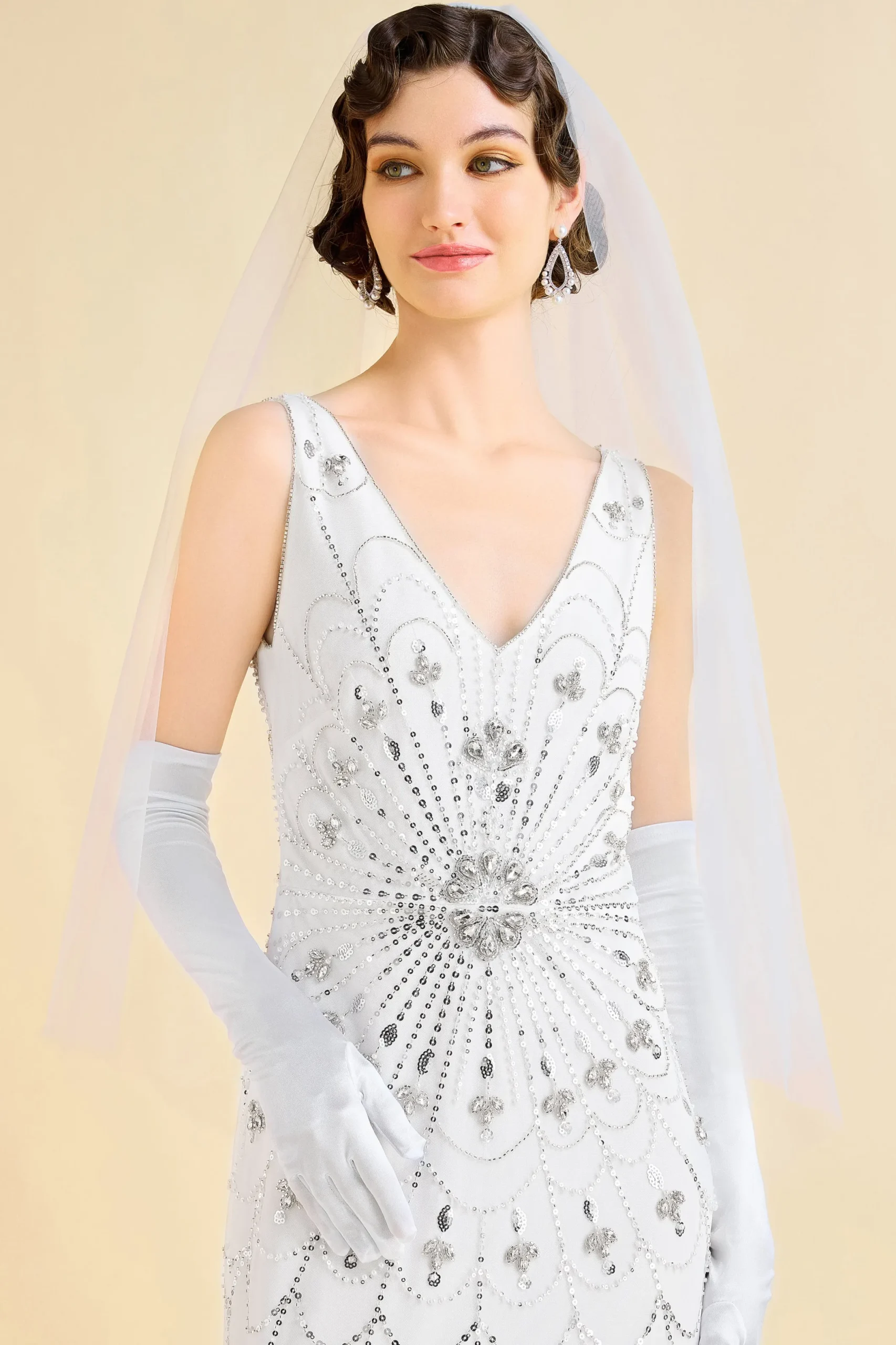 BABEYOND Evening Dresses | Formal Dresses<Luxurious Rhinestone Beaded Mermaid Evening Gown