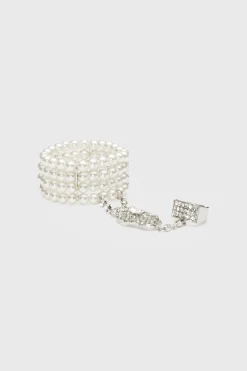 BABEYOND Bracelets | Vintage<Multi Strand Pearl Bracelet Ring Set