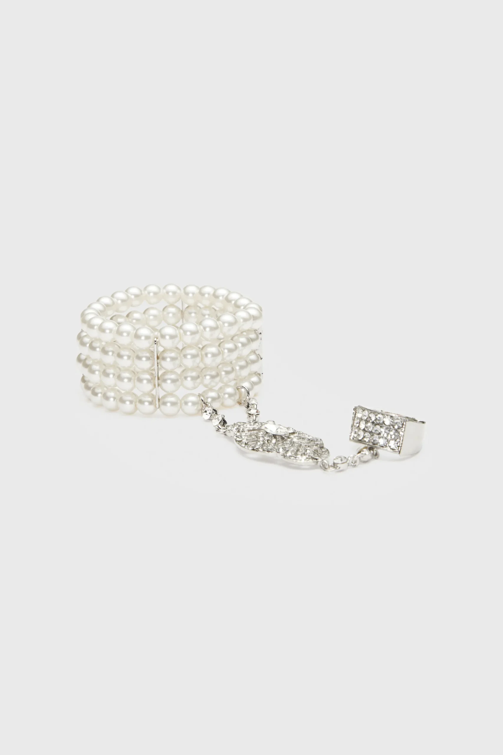 BABEYOND Bracelets | Vintage<Multi Strand Pearl Bracelet Ring Set