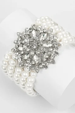 BABEYOND Bracelets | Pearl<Multilayer Zircon Pearl Elastic Bracelet
