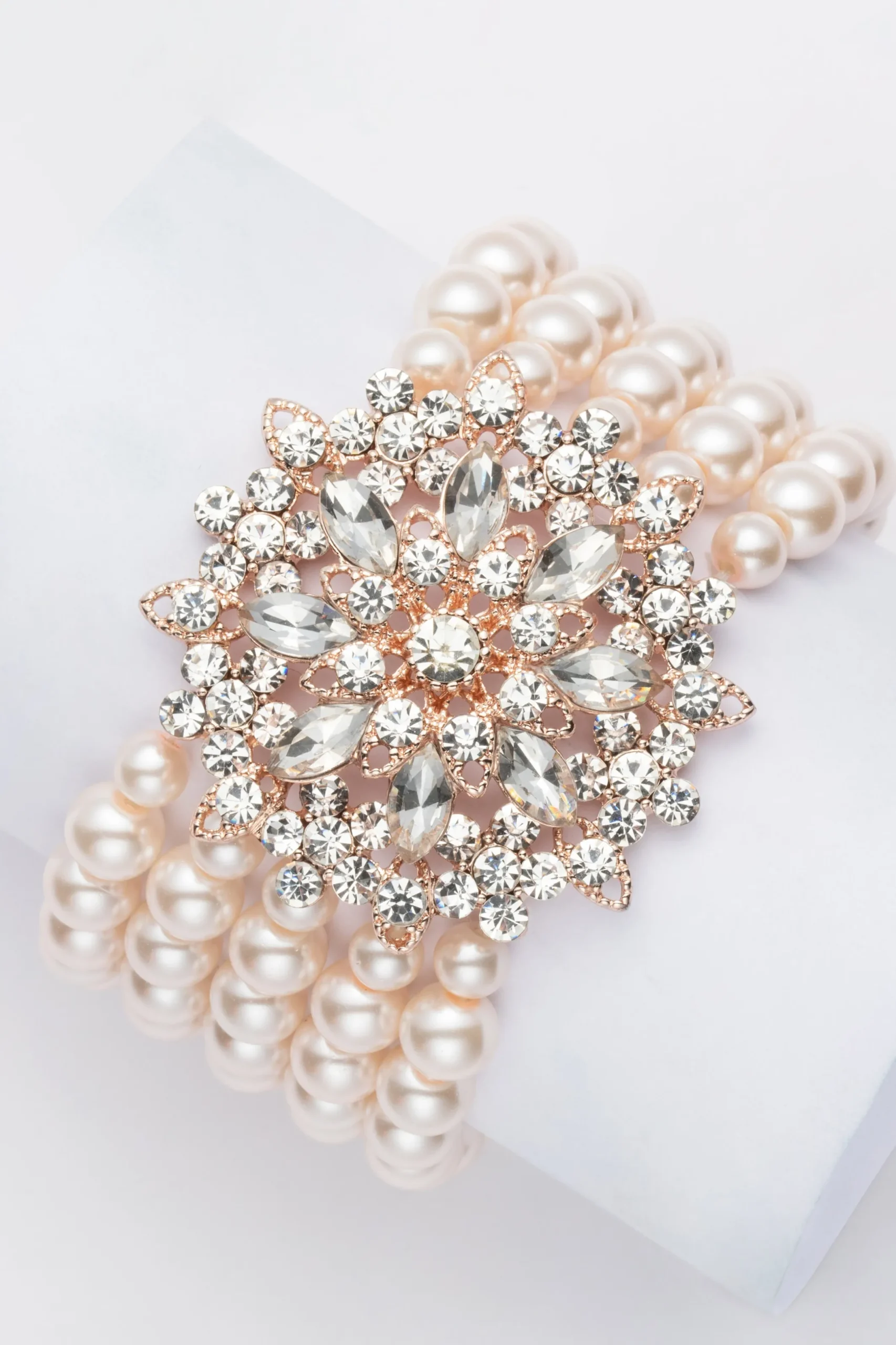 BABEYOND Bracelets | Pearl<Multilayer Zircon Pearl Elastic Bracelet