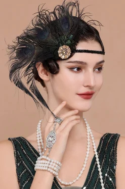 BABEYOND Feather<Nymph Peacock Feather Headpiece