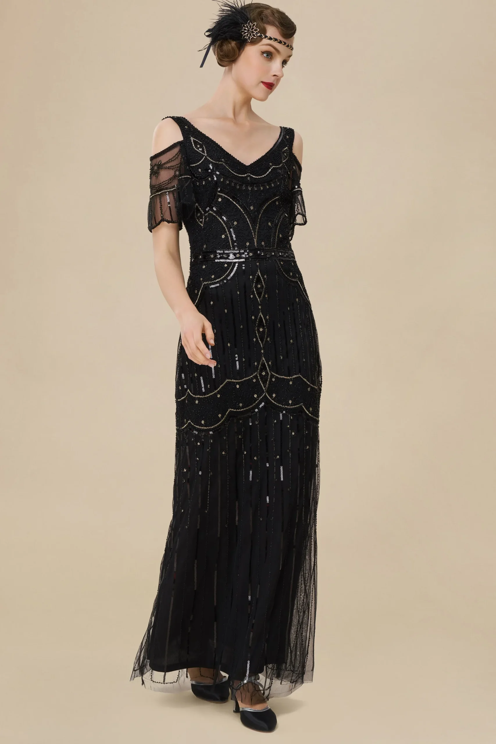BABEYOND Sequin | Evening Dresses<Off Shoulder Cutout Mermaid Prom Dress