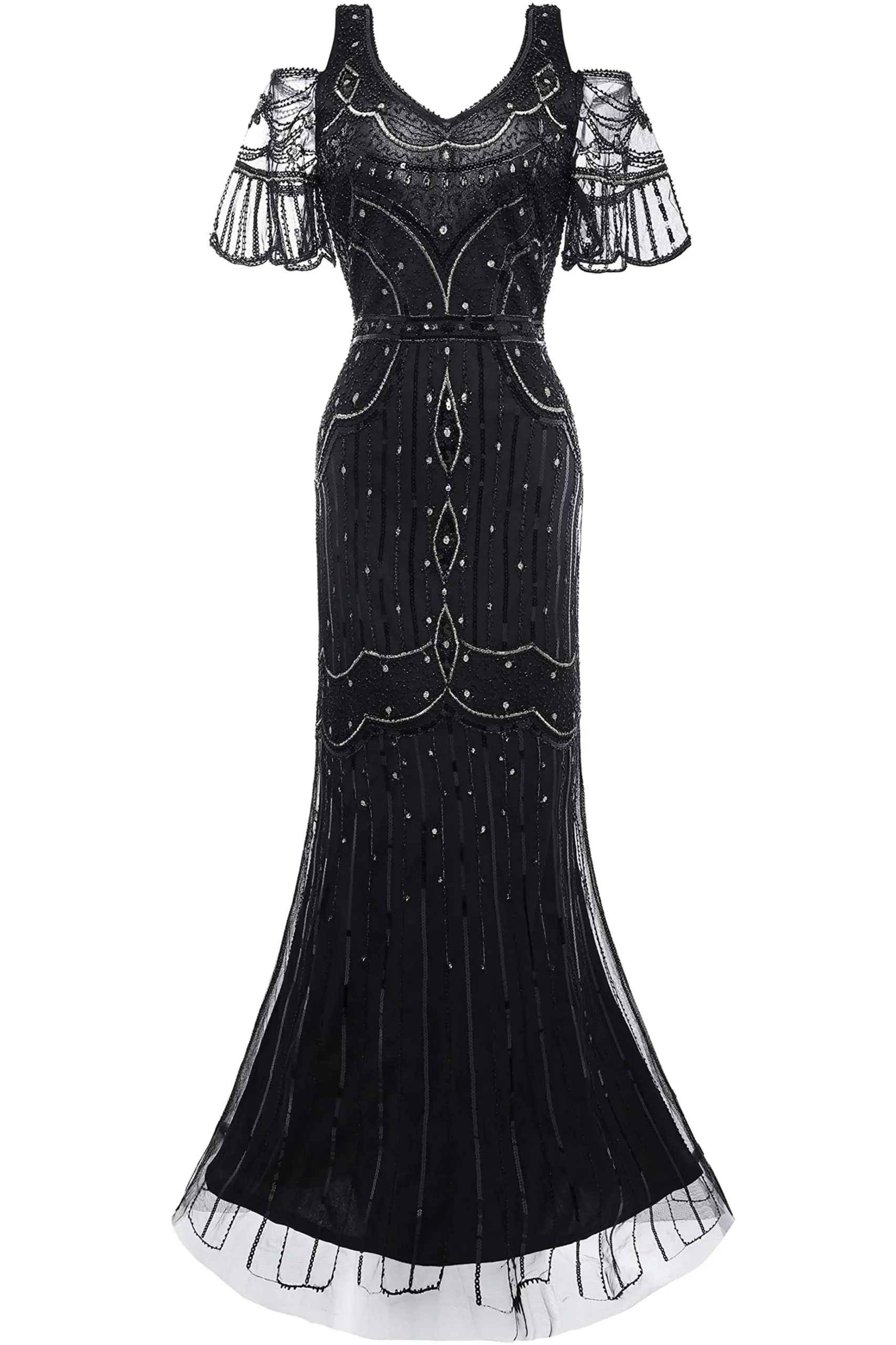 BABEYOND Sequin | Evening Dresses<Off Shoulder Cutout Mermaid Prom Dress