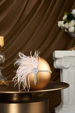 BABEYOND Feather | Chain<Ostrich Feather Rhinestone Headpiece