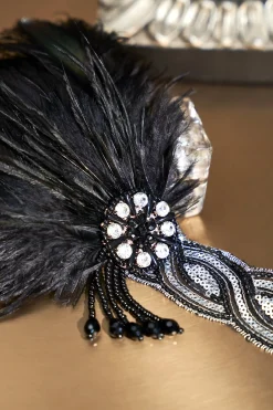 BABEYOND Feather | Feather<Ostrich Feather Sequin Headband