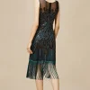 BABEYOND Flapper Dresses | Fringe<Peacock Tassel Flapper Dress