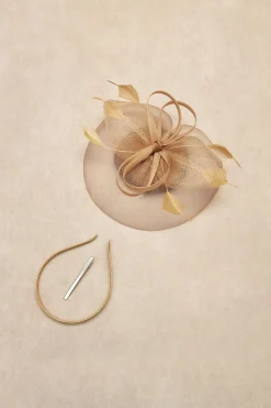 BABEYOND Fascinators<Pillbox Feather Bow Knot Fascinator