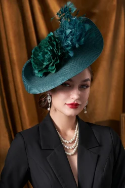 BABEYOND Fascinators<Pillbox Flower Flapper Fascinator