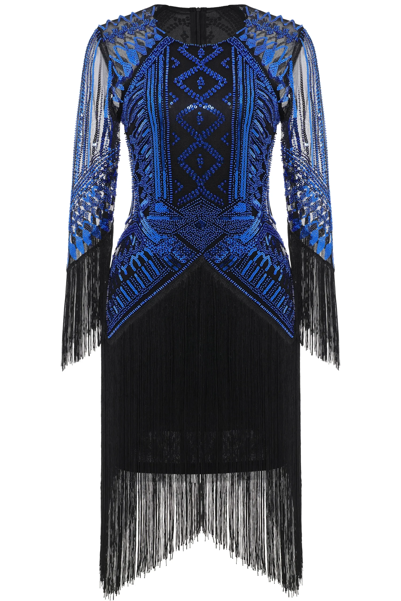 BABEYOND Flapper Dresses | Fringe<Princesse Tam Tam Art Deco Fringe Flapper Dress