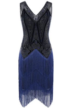 BABEYOND Bead | Flapper Dresses<Princesse Tam Tam Beaded Sequins Flapper Dress