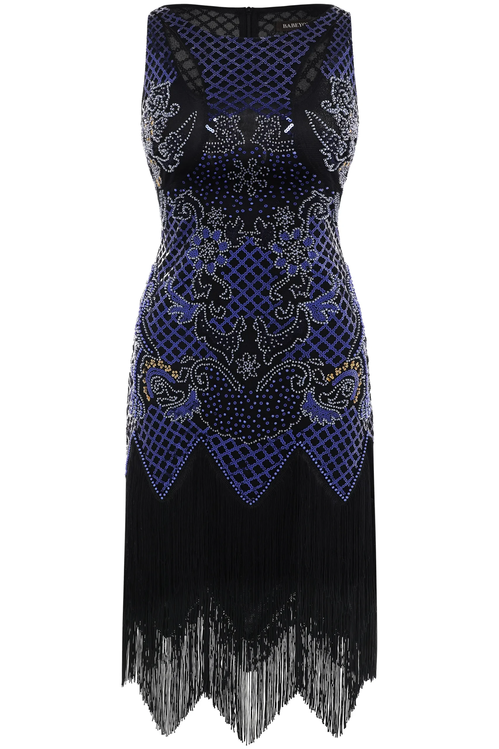 BABEYOND Flapper Dresses | Fringe<Princesse Tam Tam Cut Out Flapper Dress