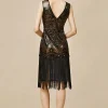 BABEYOND Flapper Dresses | Fringe<Princesse Tam Tam Sequins Fringe Flapper Dress