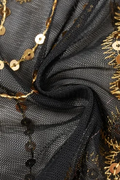 BABEYOND Shawls & Scarves | Bead<Radiant Beaded Sequin Floral Shawl