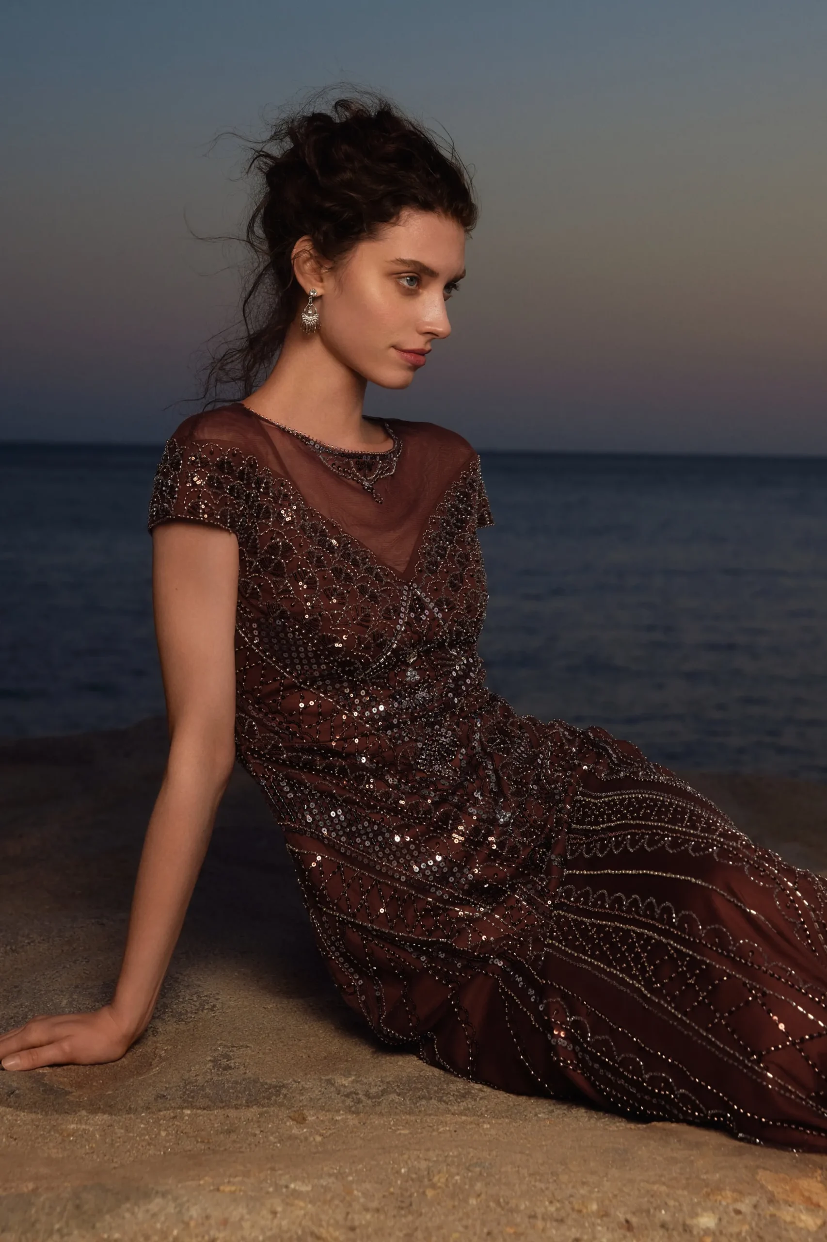 BABEYOND Evening Dresses | Wedding Dresses<Radiant Geometric Embroidery Evening Gown