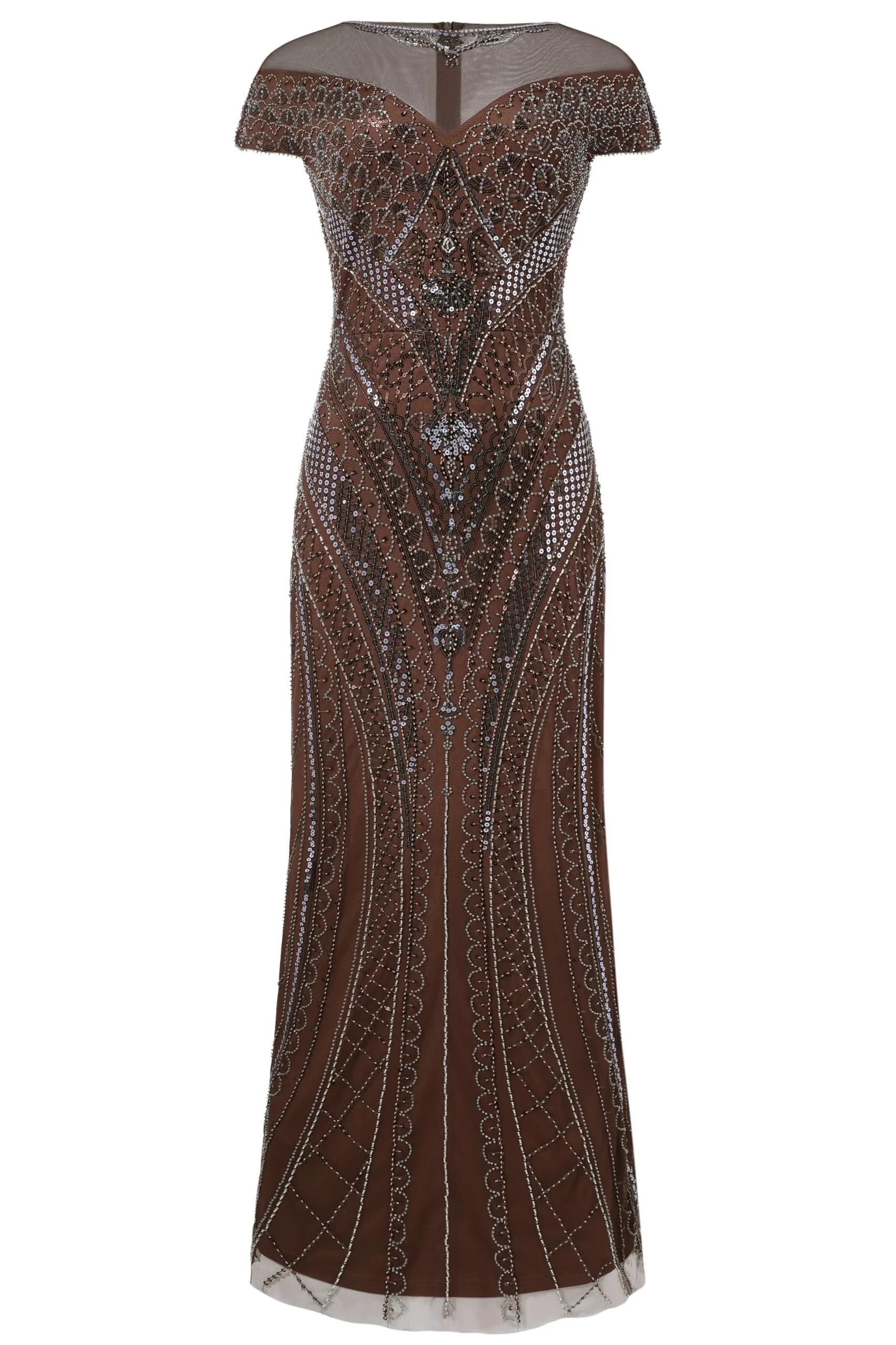 BABEYOND Evening Dresses | Wedding Dresses<Radiant Geometric Embroidery Evening Gown