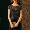 BABEYOND Evening Dresses | Formal Dresses<Radiant Iridescent Sequin Fringe Evening Gown
