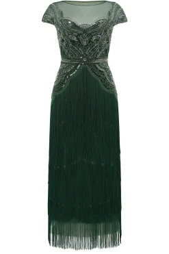 BABEYOND Evening Dresses | Formal Dresses<Radiant Iridescent Sequin Fringe Evening Gown