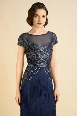 BABEYOND Evening Dresses | Formal Dresses<Radiant Iridescent Sequin Fringe Evening Gown