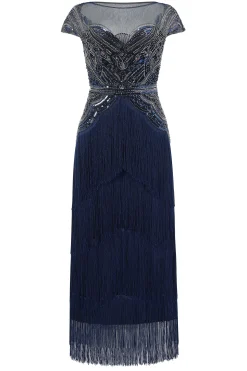 BABEYOND Evening Dresses | Formal Dresses<Radiant Iridescent Sequin Fringe Evening Gown