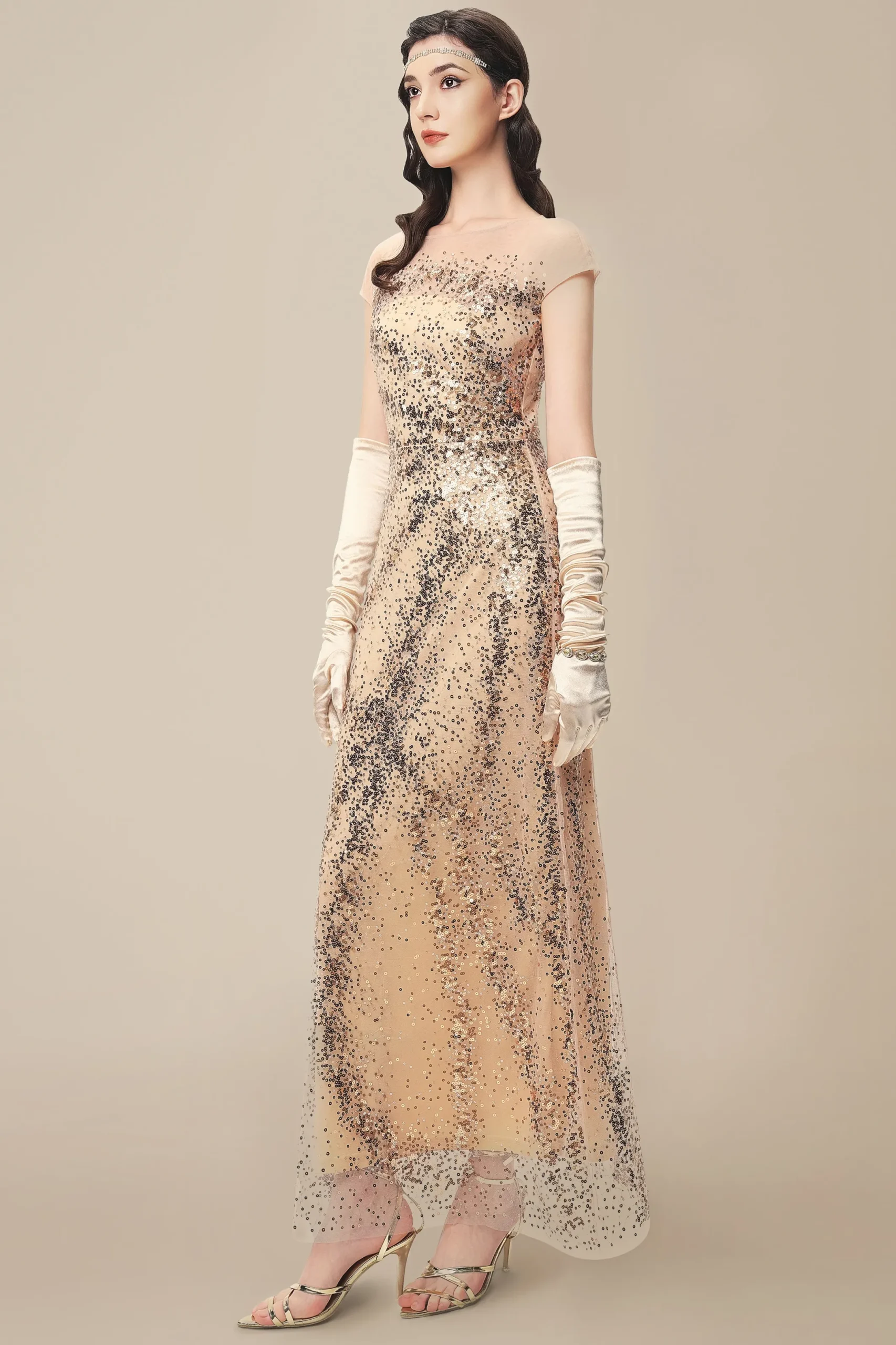 BABEYOND Evening Dresses | Sequin<Radiant Ombre Sequin Evening Gown