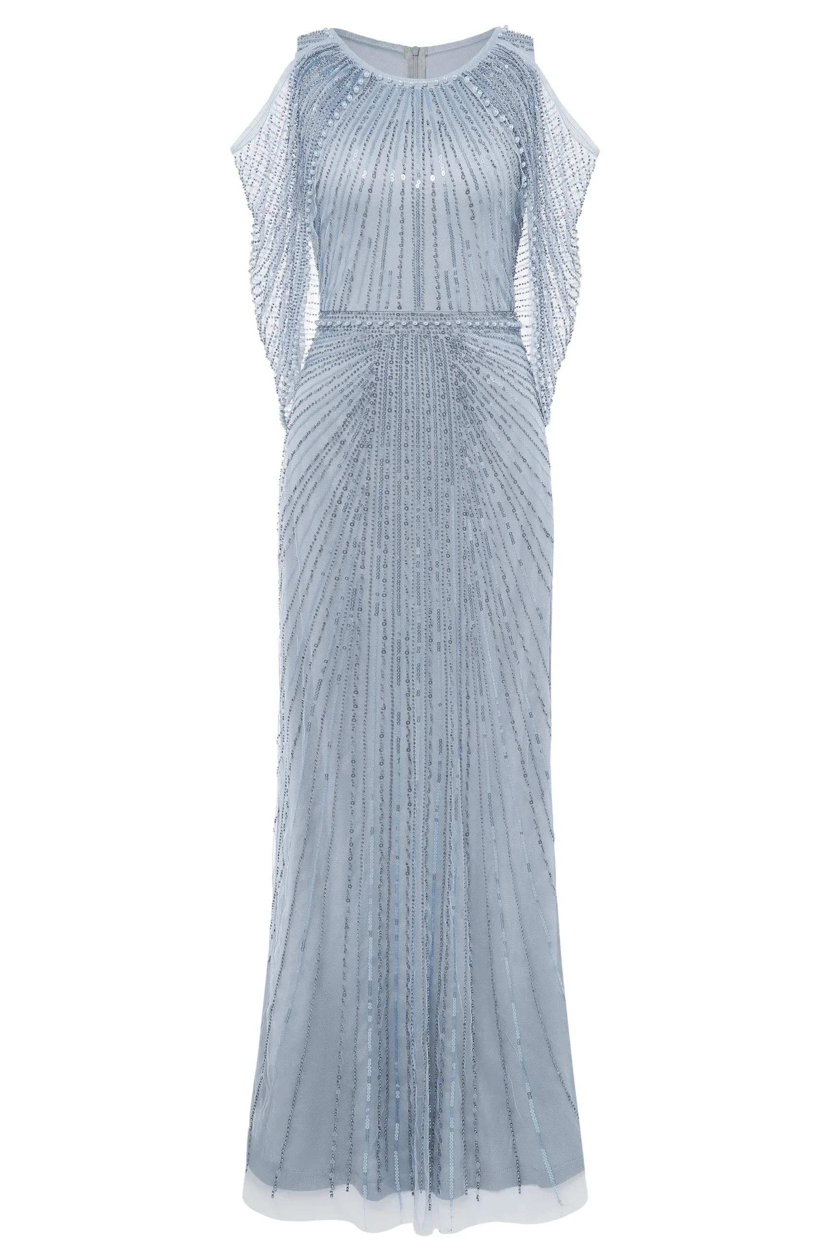 BABEYOND Evening Dresses | Formal Dresses<Radiant Sequins Cape Sleeve Evening Gown