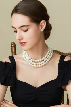 BABEYOND Necklaces | Pearl<Remarkable Multi Strand Pearl Necklace