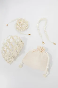 BABEYOND Handbags<Reticulated Beaded Pearl Evening Handbag