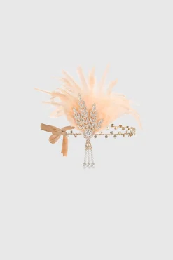 BABEYOND Feather | Rhinestone<Retro Feather Gatsby Headband