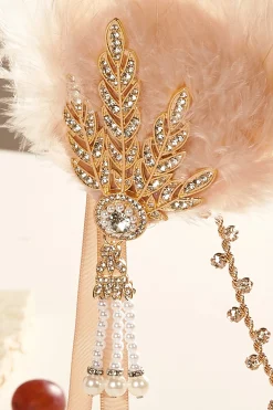 BABEYOND Feather | Rhinestone<Retro Feather Gatsby Headband