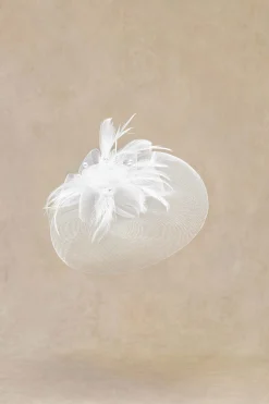BABEYOND Fascinators<Retro Mesh Feather Beaded Fascinator