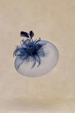BABEYOND Fascinators<Retro Mesh Feather Beaded Fascinator