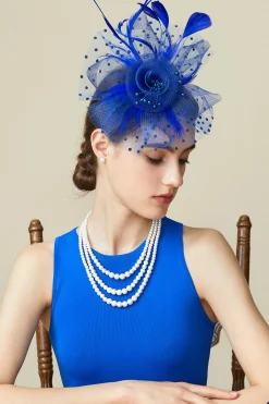 BABEYOND Fascinators | Vintage<Retro Polka Dot Veil Fascinator