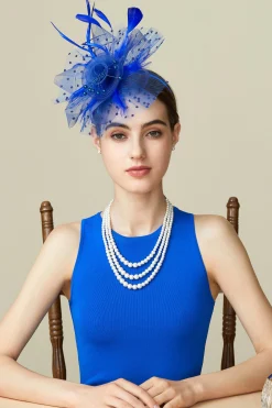 BABEYOND Fascinators | Vintage<Retro Polka Dot Veil Fascinator