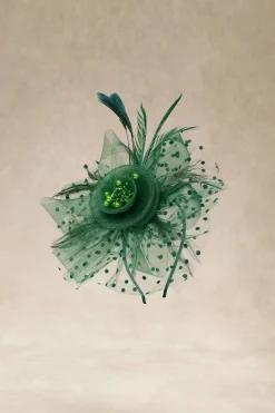 BABEYOND Fascinators | Vintage<Retro Polka Dot Veil Fascinator