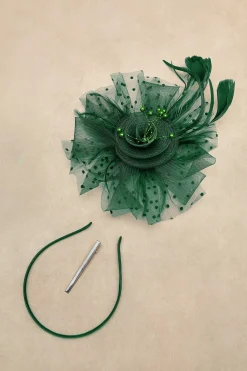 BABEYOND Fascinators | Vintage<Retro Polka Dot Veil Fascinator