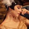 BABEYOND Feather | Rhinestone<Retro Rhinestone Ostrich Feather Headband
