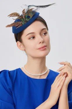 BABEYOND Fascinators | Vintage<Retro Tea Party Feather Fascinator