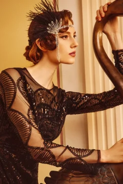 BABEYOND Feather | Chain<Rhinestone Beaded Feather Headband