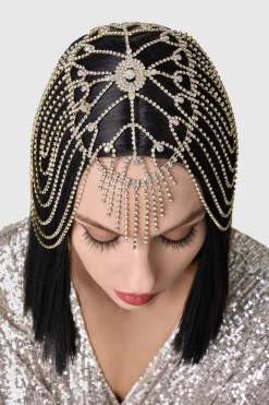 BABEYOND Rhinestone | Chain<Rhinestone Chain Cage Headpiece