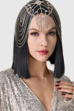 BABEYOND Rhinestone | Chain<Rhinestone Chain Cage Headpiece